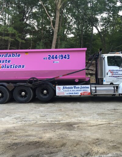 big dumpster truck of Affordable Waste Solutions