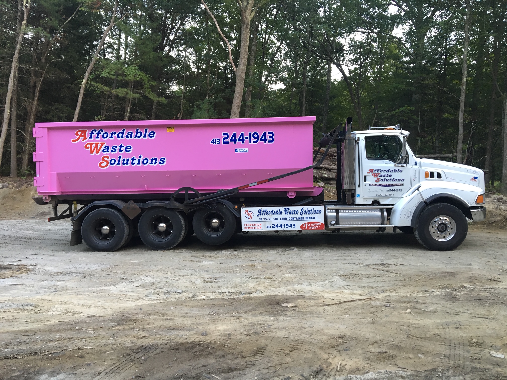 New looking truck of Affordable Waste Solutions