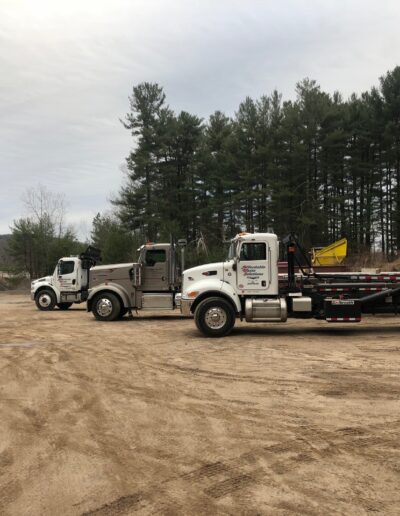 Three trucks